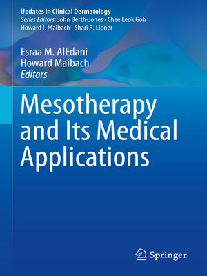 cover image of Mesotherapy and Its Medical Applications